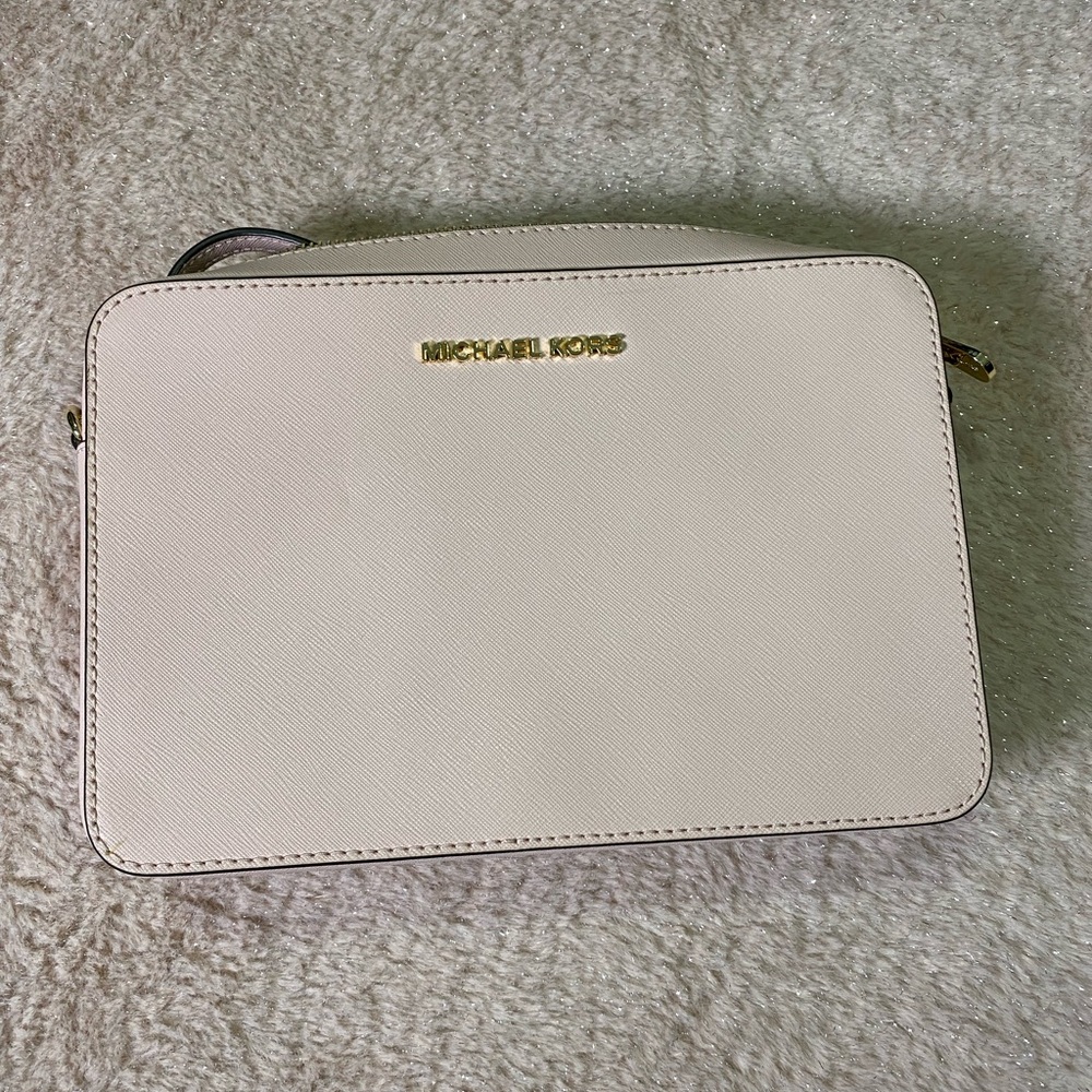 Michael Kors pink Crossbody with Gold Hardware